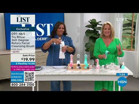 Tru Ritual 360 Degree Rotary Facial Cleansing Brush  Sol...