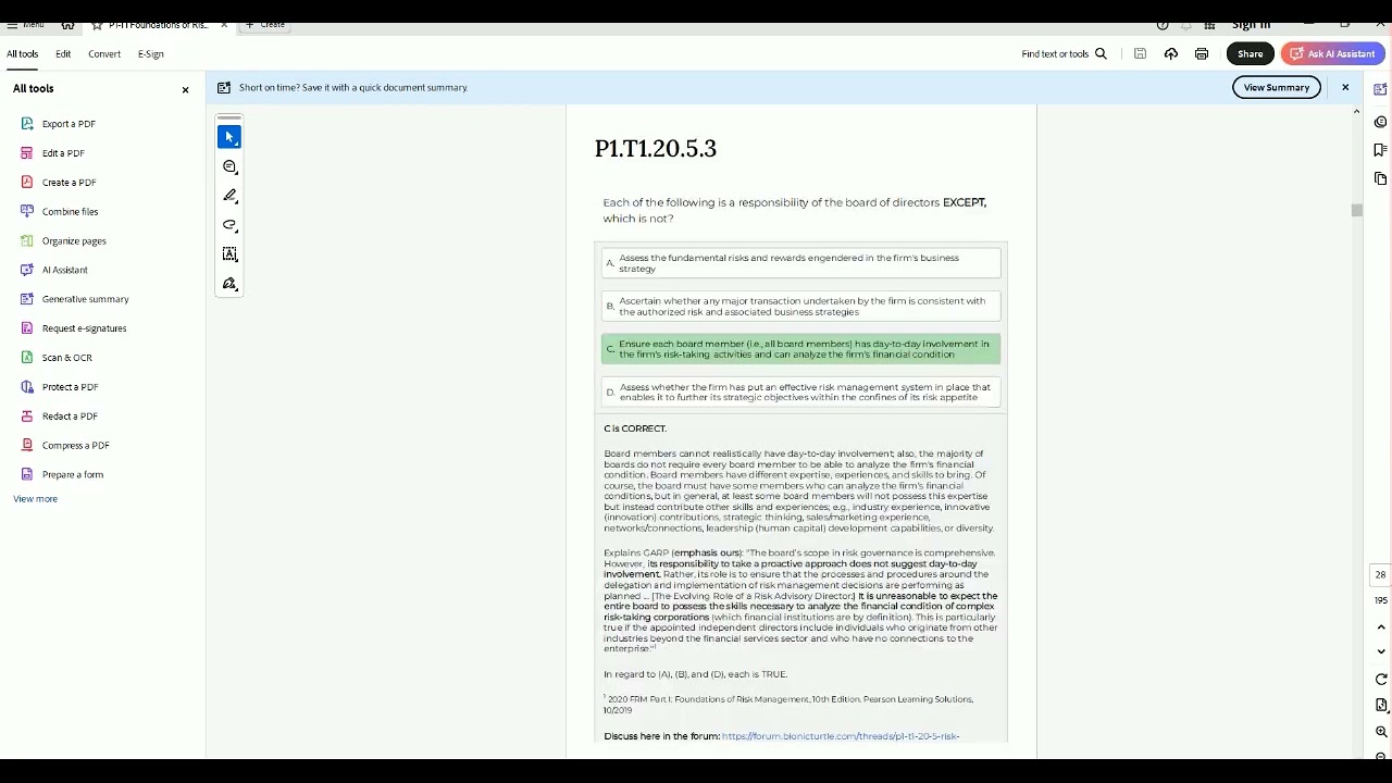 2025 FRM Part 1 Bionic Turtle and Schweser Qbank