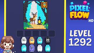 Pixel Flow Level 1292 Solution Walkthrough