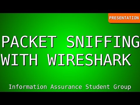 Wireless Packet Sniffing with Wireshark - IASG Presentation 03/04/2017