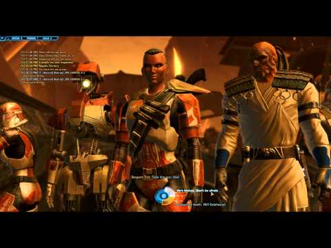 Star Wars the Old Republic : End of Dread Masters Cutscene - Republic Side