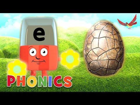 Phonics - Learn to Read | The Letter 'E' | #Easter Countdown | Alphablocks