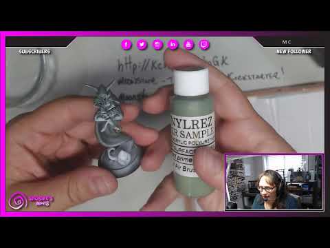 Shoshie is streaming Malachite Mystics by Moonstone Miniatures pt1 [Sponsored]