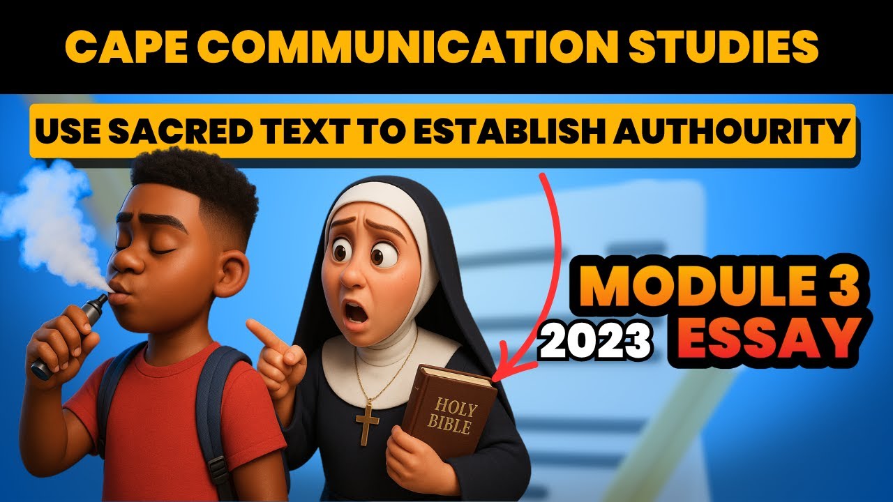 How to Write the 2023 CAPE Communication Studies Module 3 Essay || Free Notes and Sample Essay