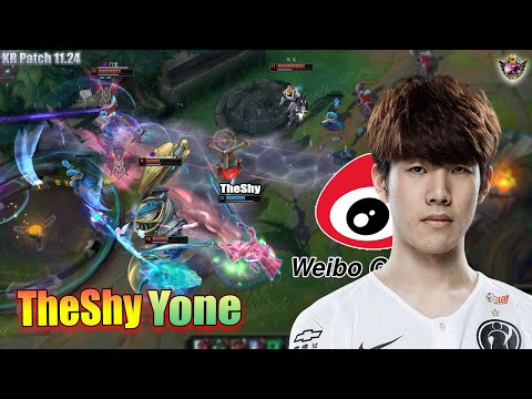 TheShy is Back with Yone vs 100T Tenacity Gwen! - WBG TheShy in KR Challenger Preseason 2022
