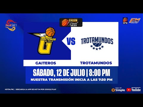 GAITEROS VS TROTAMUNDOS - SPB | 12/07/2025 - GRAN FINAL JUEGO 5