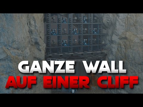 Ganze wall auf eine Cliff gestellt!