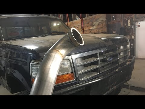 Easy 7.3 downpipe removal and install