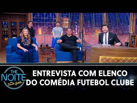 Entrevista com elenco do Comédia Futebol Clube | The Noite (09/07/21)