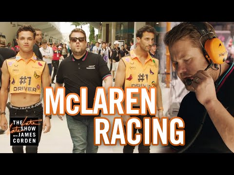 Do You Think James Corden Held An Entire F1 Team Hostage While Filming This Segment? We Do