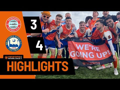 HIGHLIGHTS Worthing 3-4 Braintree Town | The Iron show their steel after GOALFEST against Worthing