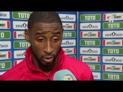 Jeffry Fortes na afloop van Feyenoord - Excelsior