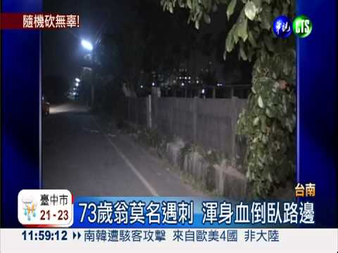 台南假日隨機砍人? 2週1死2傷