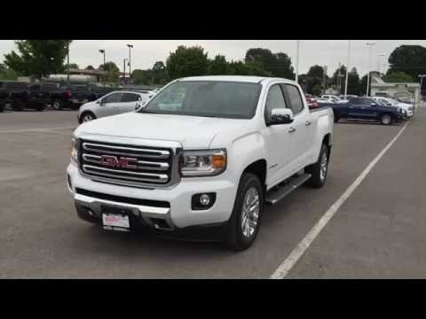 2016 GMC Canyon SLT 4WD Crew Cab LWB Summit White Oshawa ON Stock# 161232