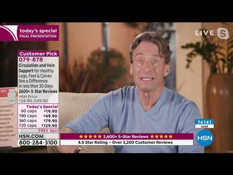 Circulation and Vein Support for Healthy Legs  60 Capsul...