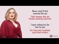 Someone Like You - Adele (Lirik Lagu Terjemahan)