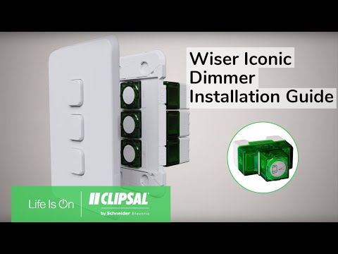 Clipsal Wiser micro module light switch - CLP5011-0001