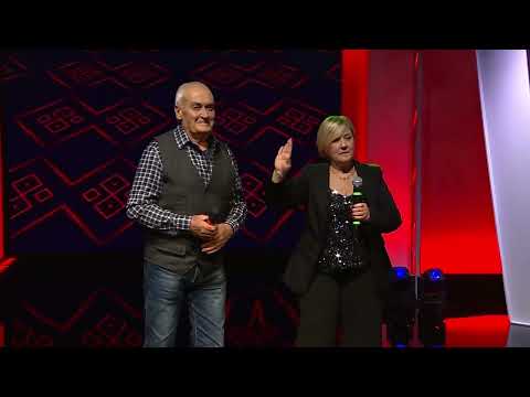 Giovannella Urso e Saretto Calì nel palco di Live Show 2023/2024 - Puntata 8