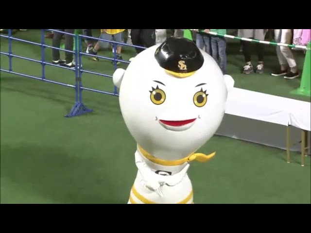 【ホークス・ファンフェスティバル】五郎丸ポーズでふうさんが狙いを定めるのは!?  2015/11/23