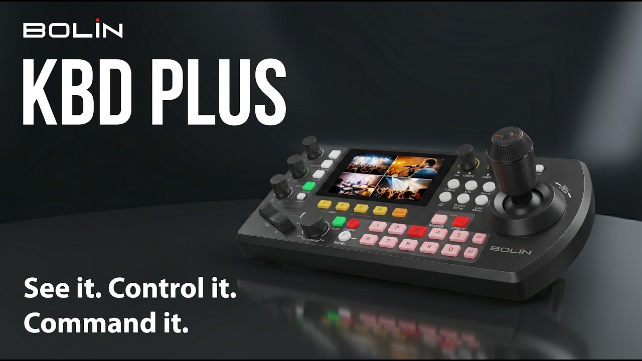 KBD Plus: Advanced PTZ Production Controller | Bolin Technology