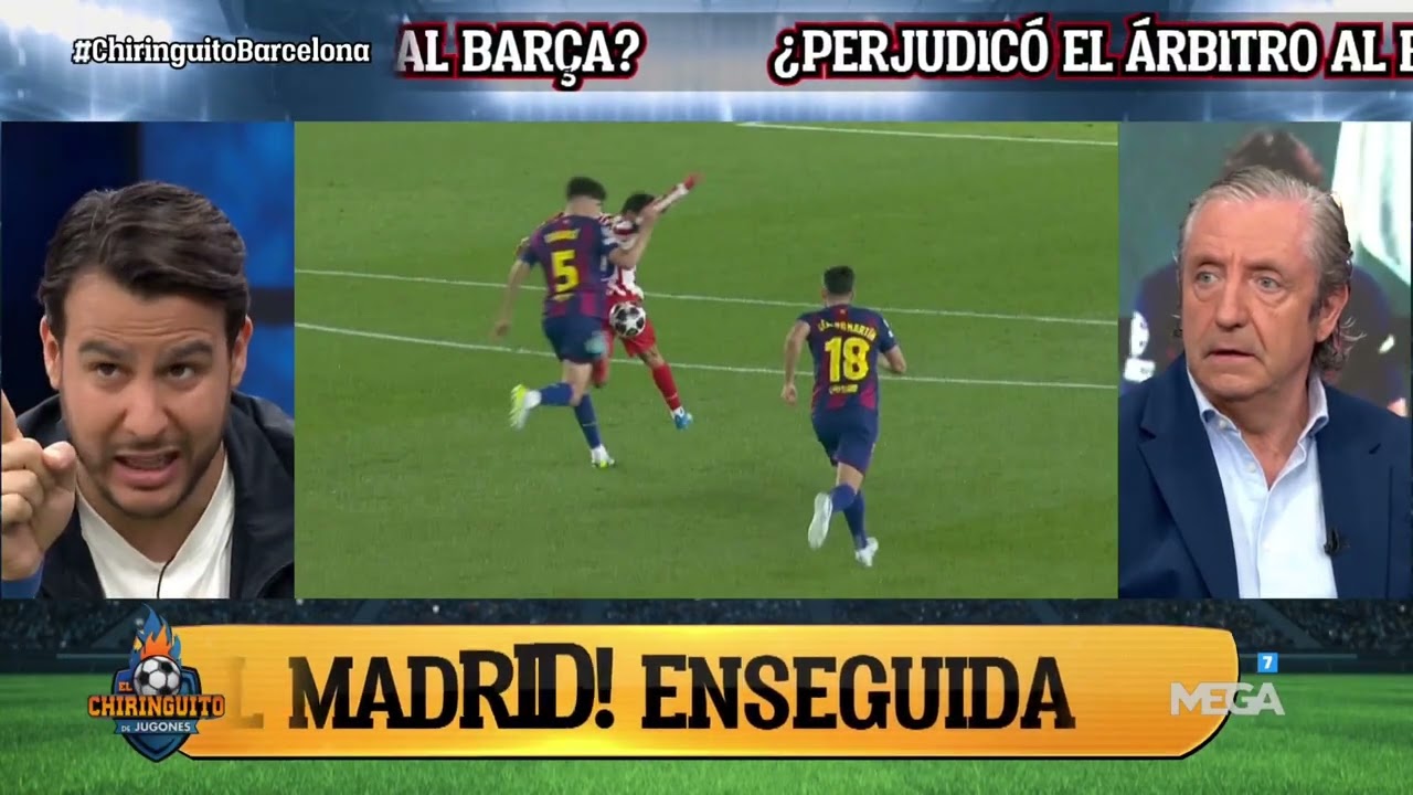 🚨¡OJO A ESTA INFORMACIÓN de JUANFE SANZ sobre el árbitro del Barça-Atleti!