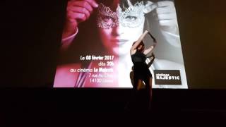 Show alexandra lecompte soirée 50 nuances de Grey lisieux (8.02.2017)