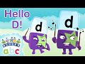 Officialalphablocks Hello D Meet The Alphabet Learn To Spell