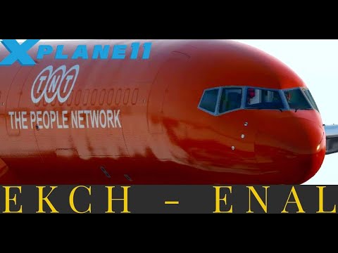 X-Plane 11 v11.50 - FF757-200F  - Copenhagen - Norway - Reshade - RTWeather - 1080p@60