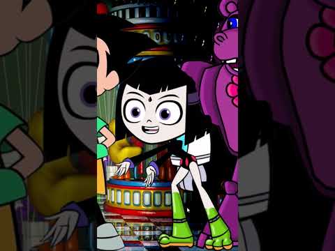 Teen Titans Go! transforms into FNAF Five Nights at Freddy's characters - SETC #shorts