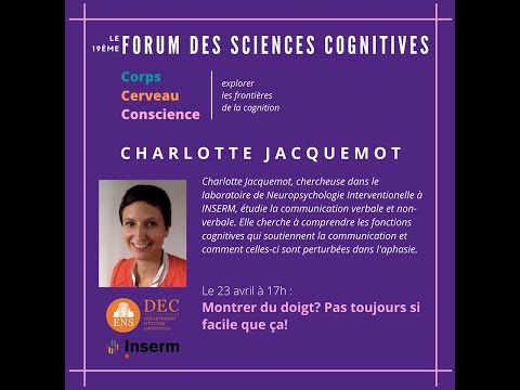 FSC 2020 - Charlotte Jacquemot : " Montrer du doigt ? Pas toujours si facile que ça ! "