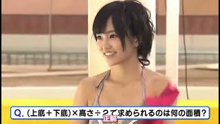 山本彩vs渡辺美優紀　水着対決?