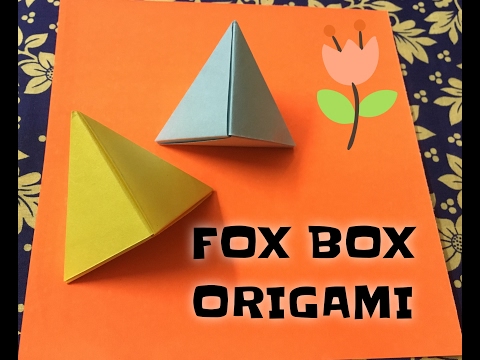 Fox Box Modular Origami Tutorial - Easy DIY