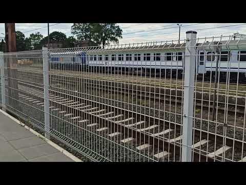 Wjazd pociągu IC Zefir do Piły z Hrubieszowa Miasta do Gorzowa Wielkopolskiego.