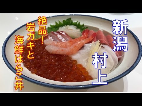 [Niigata/Murakami] Sasagawa Nagare, servicio suave con sal, ostras de roca y tazón de arroz harako con mariscos. [Niiigata-nee-san] Edición Murakami ②