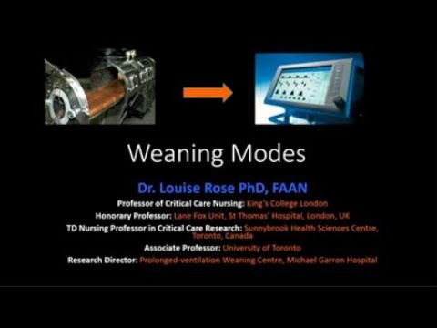 Professor Louise rose Weaning Modes AVS 2019