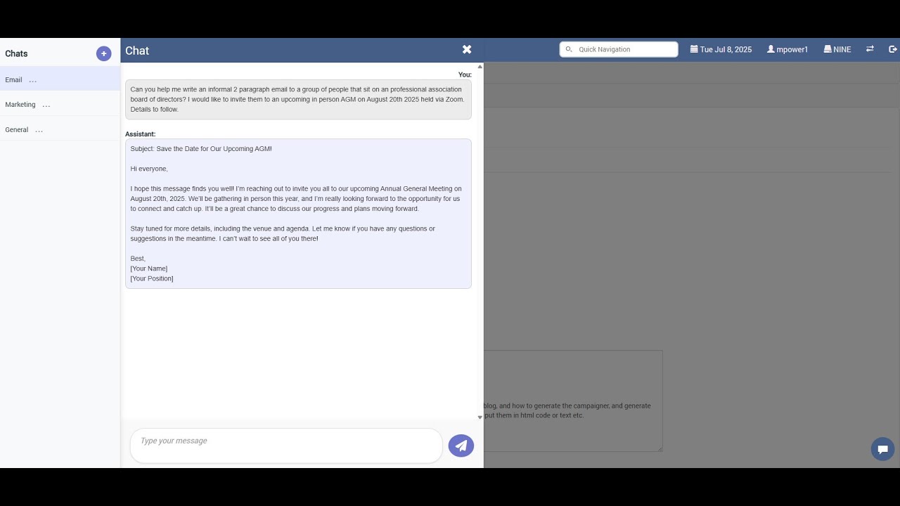 MPower ChatGPT Integration Upgrade