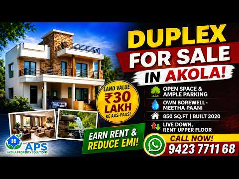 2 BHK 1050 Sq.ft. House for Sale in Dabki Road, Akola