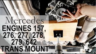 Mercedes W222 S550 722.9 Transmission Mount DIY