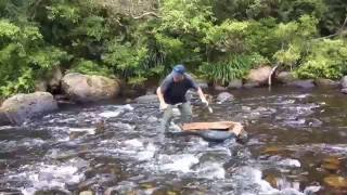 Sleeper recover Tapi river. August 2015