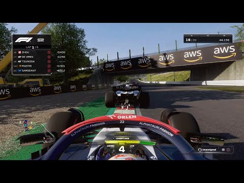 Thumbnail for F1 23 | Suzuka | AlphaTauri AT04 | Tsunoda | Onboard | Sprint Race by AlphaTauri AT04