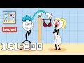 Thief Stick Puzzle Man Escape Gameplay Walkthrough Levels 151 200 Funny Stickman Brain Puzzle