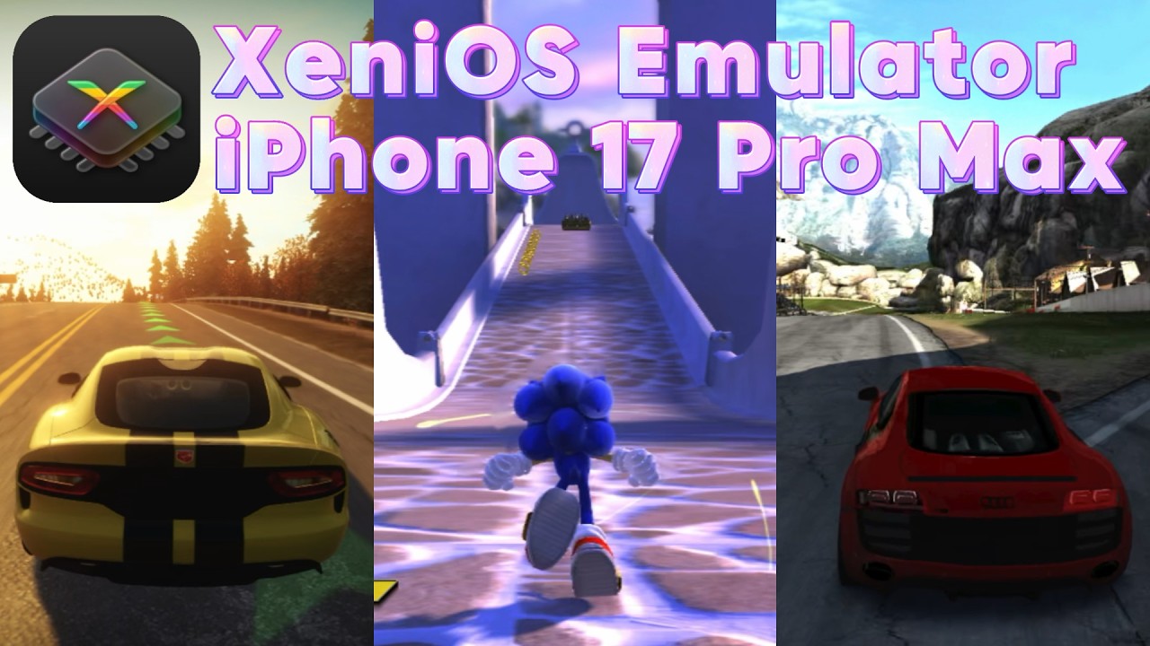 XeniOS - Forza 3, Sonic Unleashed & 7 Other Games Tested | iPhone 17 Pro Max - YouTube