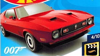 James Bond '71 Mustang 2019 Hot Wheels Toy Review - The No Swear Gamer