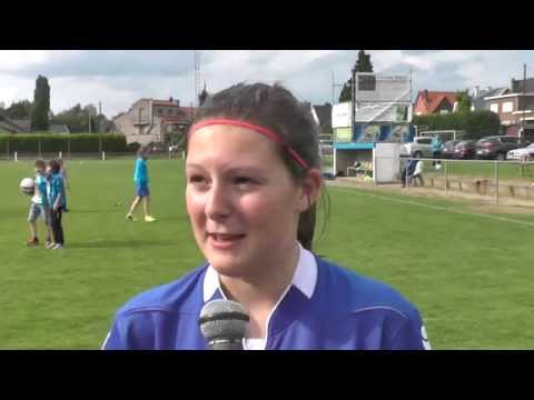 Chiara Wielockx na de wedstrijd Eva's Tienen - Lierse B op 26 04 2014