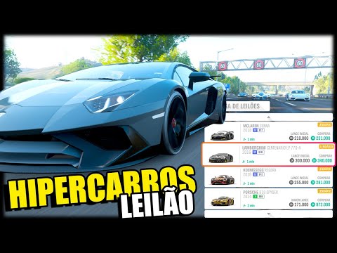 HIPERCARROS de LEILÃO na CORRIDA GOLIAS V2  - Forza Horizon 4 Online