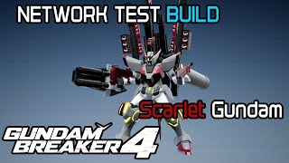 Gundam Breaker 4 Network Test - Building Scarlet Gundam!