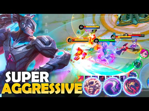 ALPHA SUPER AGGRESSIVE AND INSANE DMG IN MYTHIC RANK | MLBB