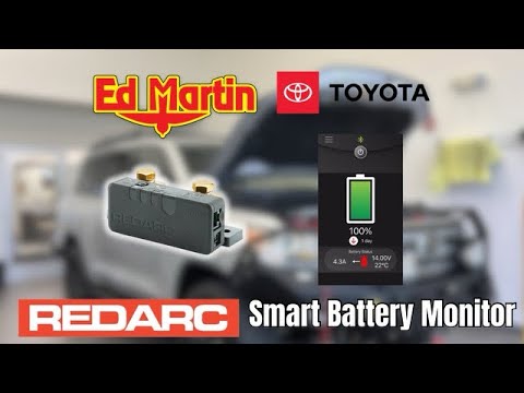 RedArc Smart Battery Monitor + Dakota Lithium dual battery setup in Land Cruiser 200 series