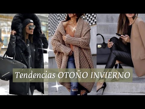 OUTFITS OTOÑO INVIERNO 2021•2022 COLORES DE MODA PARA MUJER LOOKS EN TENDENCIA OTOÑO INVIERNO 2022
