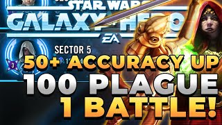 Sector 5 Conquest - All your accuracy up and plagues done in 1 battle.